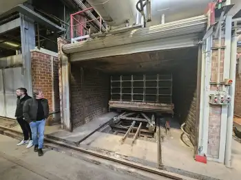 Bezoek aan de Nelskamp dakpannen fabriek in Schermbeck