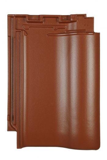 Nelskamp Nibra Flachdachpan F-8 ½ Rood engobe 202 Nelskamp Nibra Flachdachpan F-8 ½ Rood engobe 202