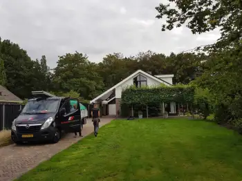 Dakvernieuwing Westerbork - Dakpannen vervangen door de Nelskamp Flachdachpan F-12-U Zuid dakpan