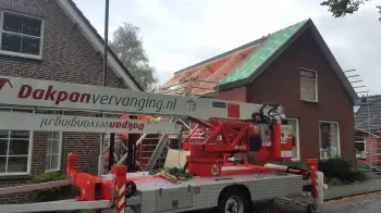 Dakvernieuwing aan de oosterkade in Stadskanaal