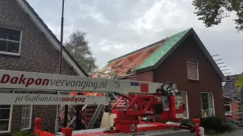 Dakvernieuwing aan de oosterkade in Stadskanaal