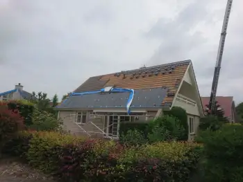 Zonneceldakpannen 1 op 1 vervanging van dakpannen in Beilen