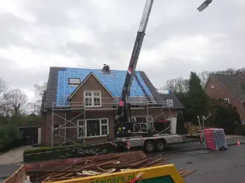 4 woningen in Assen voorzien van nieuwe Koramic vhv dakpannen