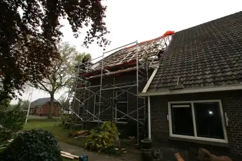 Dak renovatie van boerderij in Gasselternijveen