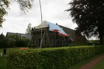 Dak renovatie van boerderij in Gasselternijveen