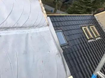Een woonwijk in Haren collectief voorzien van nieuwe Nelskamp dakpannen