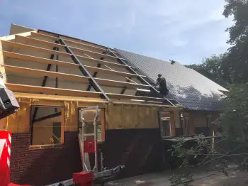 Nieuw-Buinen Boerderij voorzien van dakpanprofielplaten Speelman