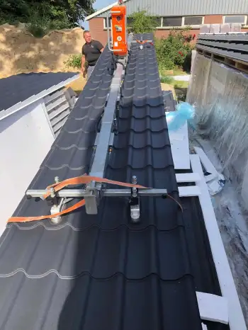 Nieuw-Buinen Boerderij voorzien van dakpanprofielplaten Speelman