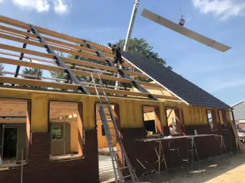 Nieuw-Buinen Boerderij voorzien van dakpanprofielplaten Speelman