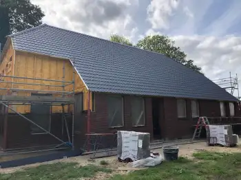 Nieuw-Buinen Boerderij voorzien van dakpanprofielplaten Speelman