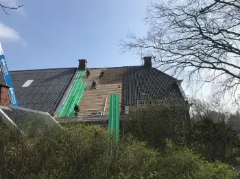 in Uithuizen woning voorzien van unidek isolatie en Nelskamp d13u