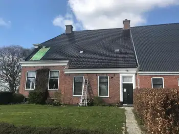 in Uithuizen woning voorzien van unidek isolatie en Nelskamp d13u